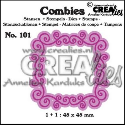 Crealies Combies Stanzschablone - Rahmen